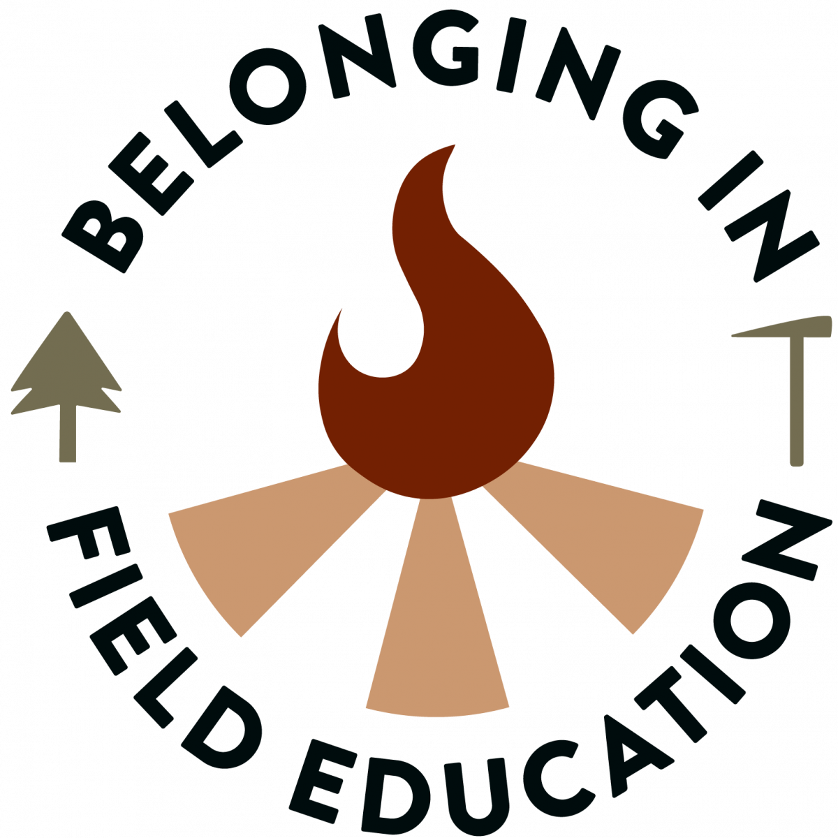 Belonging in the field logo